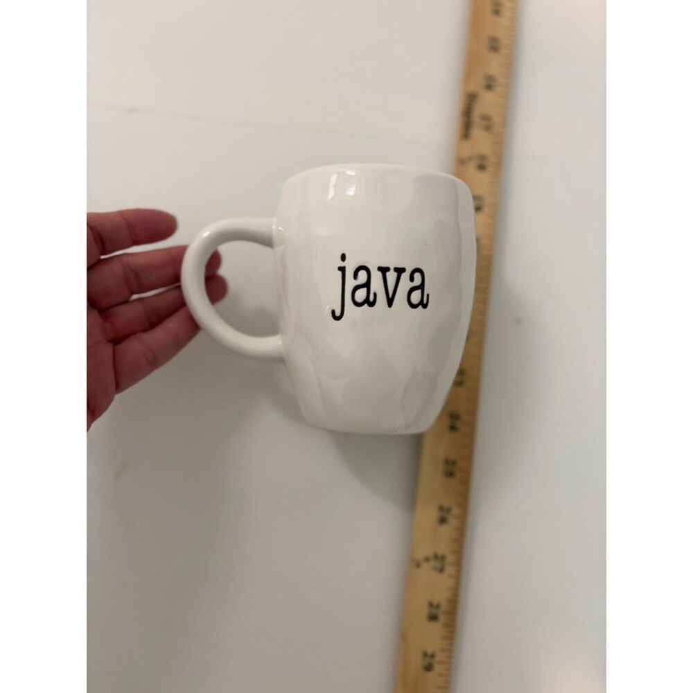 Just Words Mug by Certified International  "Java"